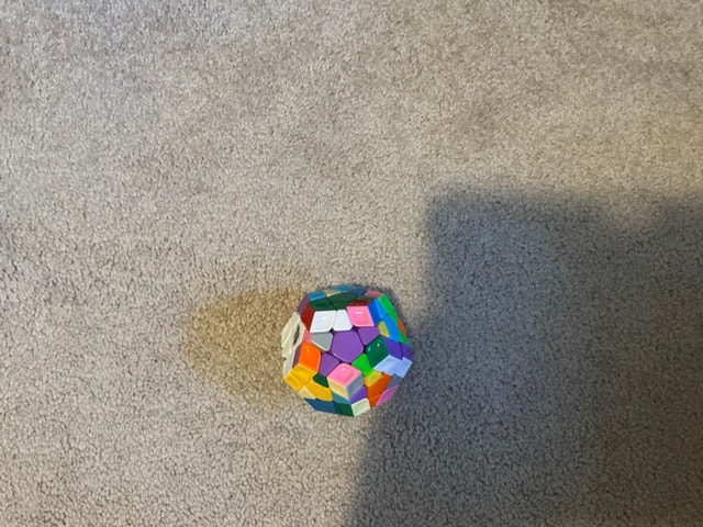 Speed rubix cube decagon