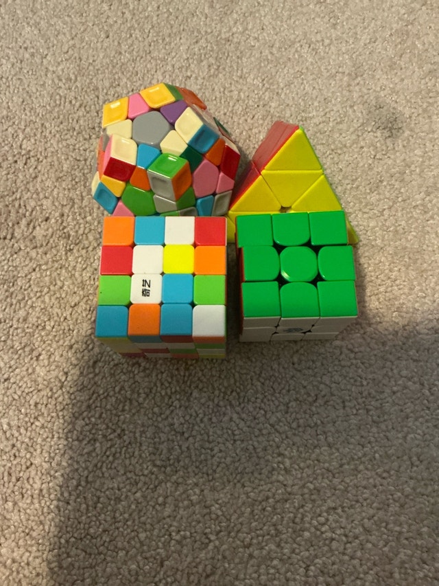 4 Rubik's Cubes - All Speed Cubes