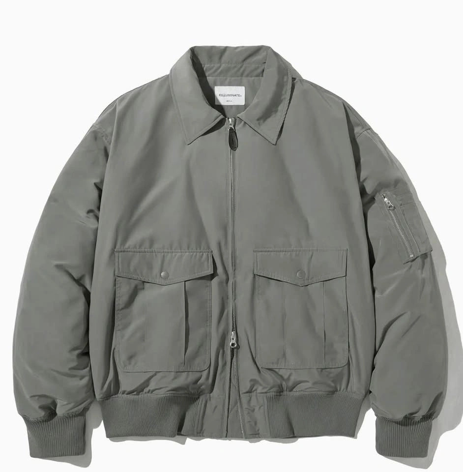 Grey puffer jacket Medium size - photo 5