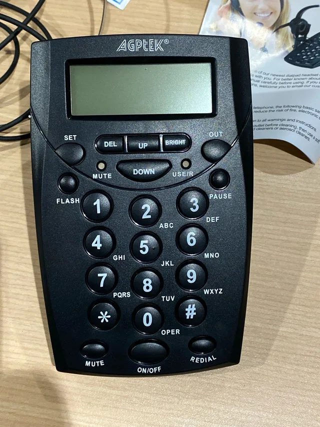 AGPTEK Headset Telephone image indicator(3)