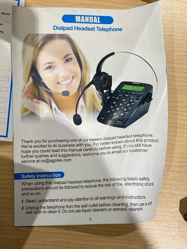 AGPTEK Headset Telephone image indicator(4)