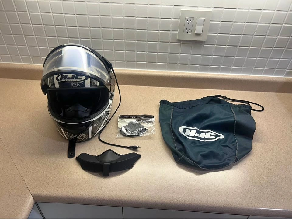 HJC snowmobile Helmet with Accessories