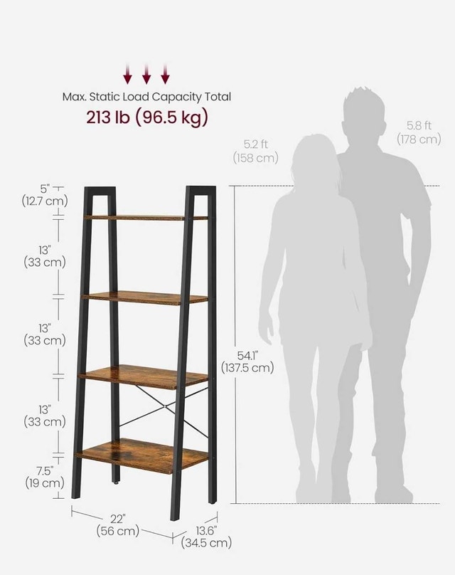 4 Tier Bookshelf - photo 3