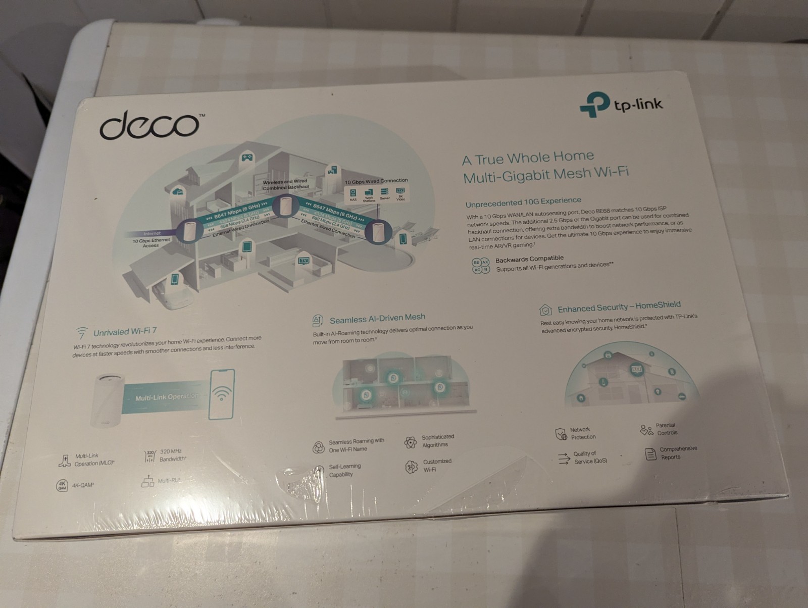 TP-Link Deco 7 Pro BE14000 Tri-Band Wi-Fi 7 Mesh Router - photo 3