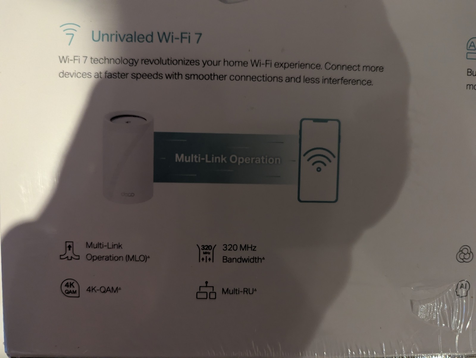 TP-Link Deco 7 Pro BE14000 Tri-Band Wi-Fi 7 Mesh Router - photo 4