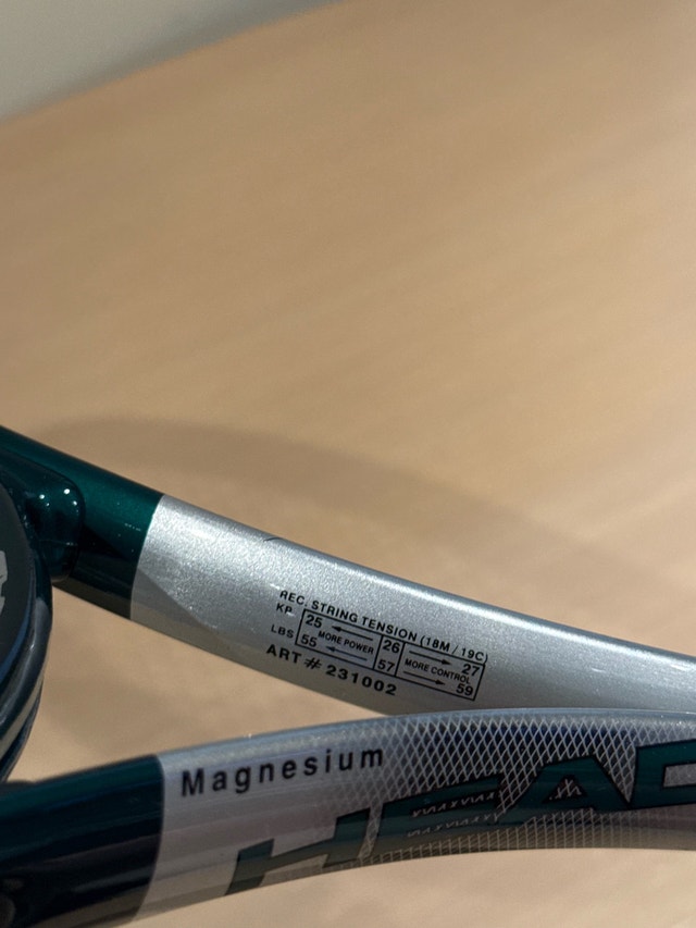 HEAD Magnesium Supersize Tennis Racket Racquet - New Grip - photo 3