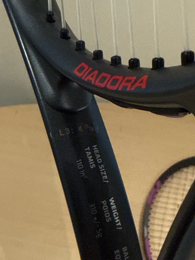 Diadora Advantage MP Tennis Racquets Rackets - New Grips - photo 3