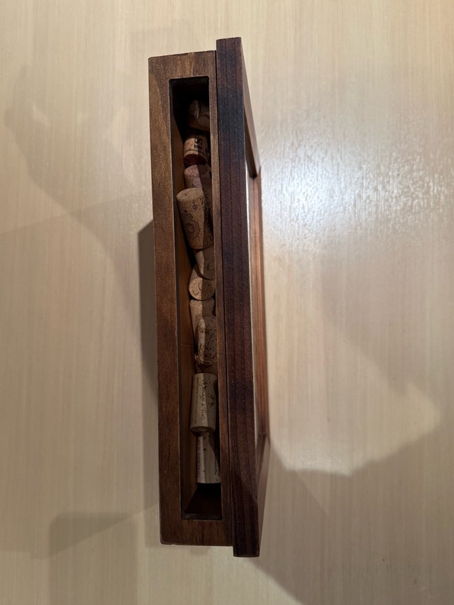 Wooden Wine Cork Shadow Box - photo 2