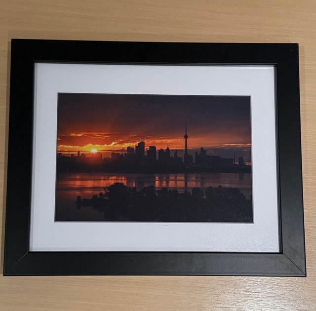 Toronto Skyline Framed Print