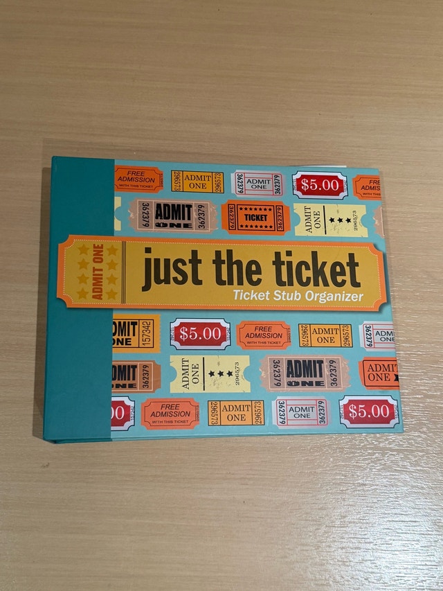 Peter Pauper Press Just The Ticket Organizer