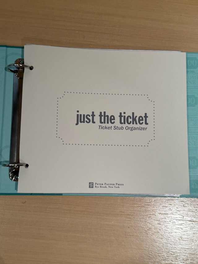 Peter Pauper Press Just The Ticket Organizer - photo 2