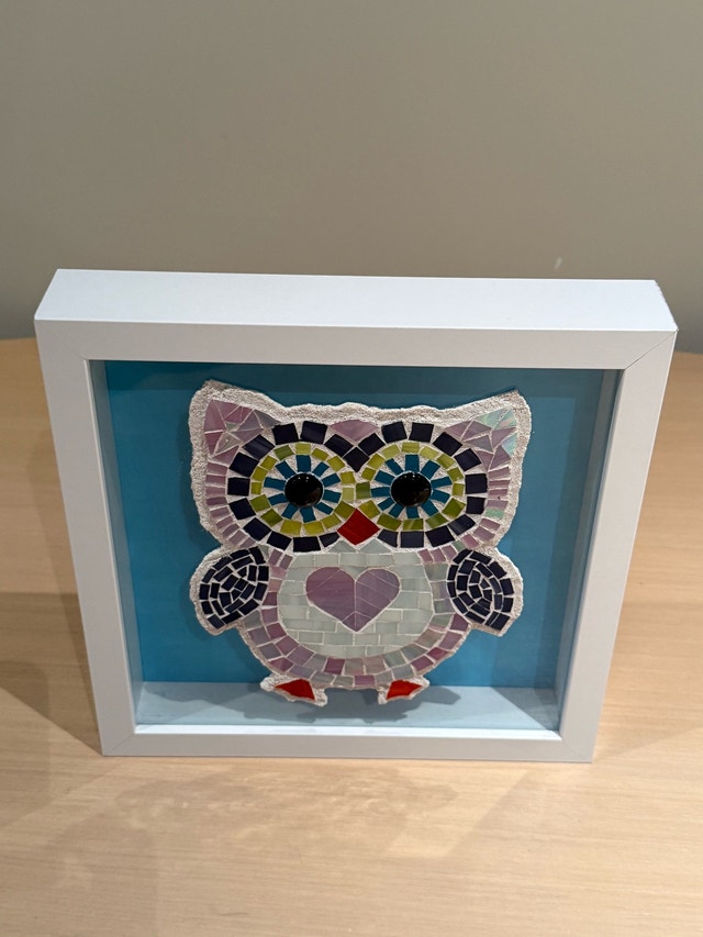 Mosaic Owl Wall Art