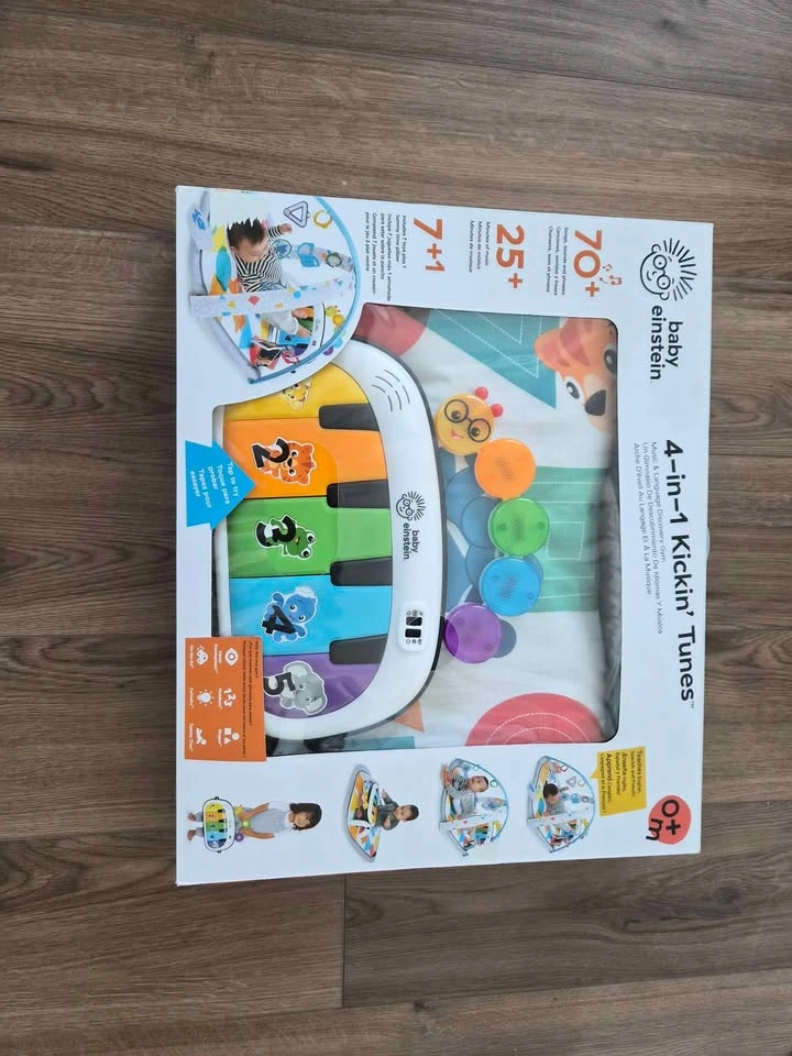 Baby Einstein 4-in-1 Kickin' Tunes Music Activity Gym Play Mat - photo 2