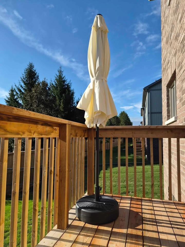 Deluxe 9ft Patio Umbrella Outdoor Table Market Yard Umbrella - photo 2