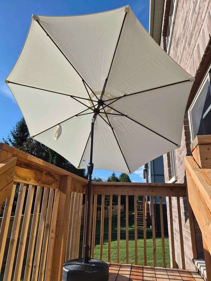 Deluxe 9ft Patio Umbrella Outdoor Table Market Yard Umbrella - photo 4