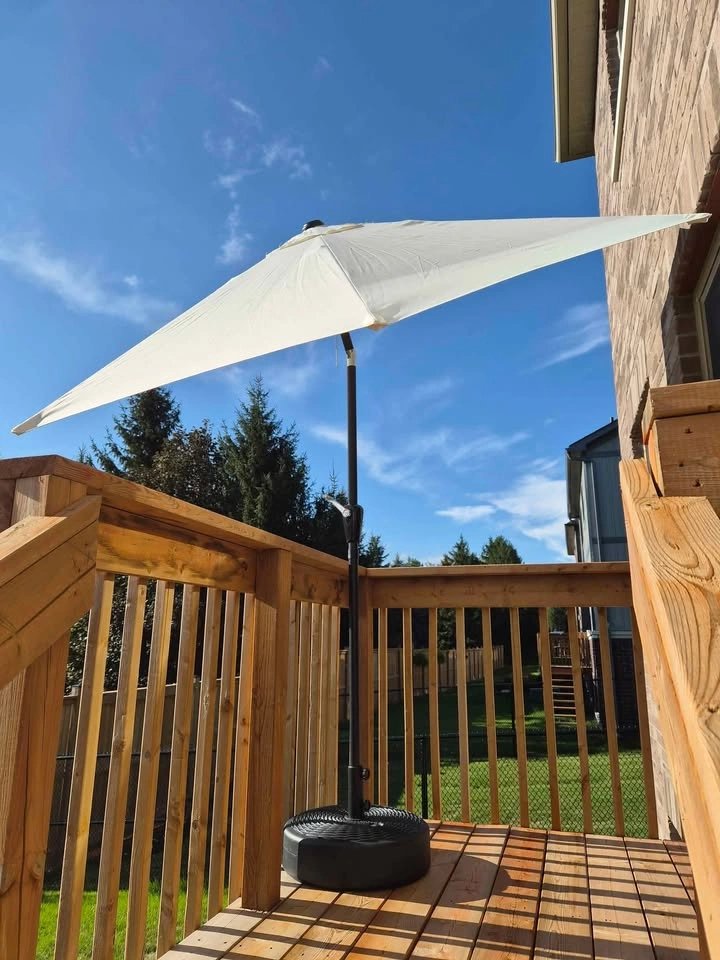Deluxe 9ft Patio Umbrella Outdoor Table Market Yard Umbrella - photo 5