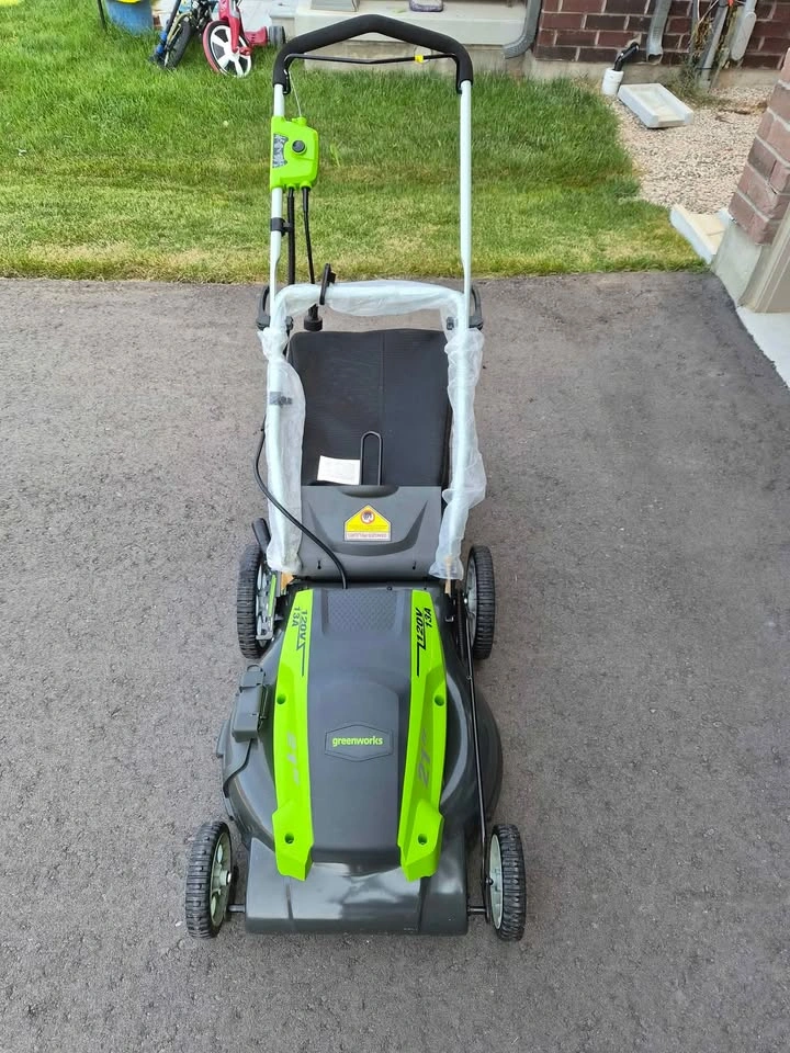 Greenworks 13 Amp 21-Inch Corded Lawn Mower 25112 - photo 3