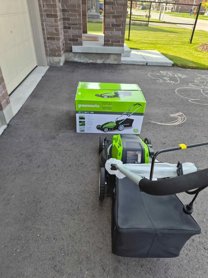 Greenworks 13 Amp 21-Inch Corded Lawn Mower 25112 - photo 5