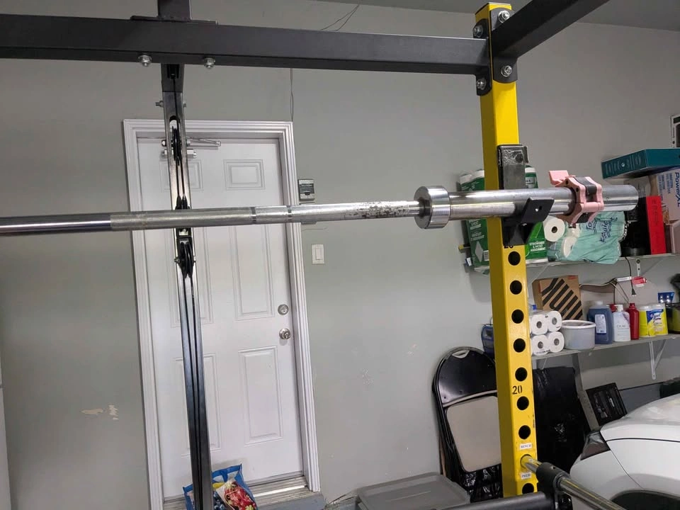 AmStaff 7ft Squat Rack, Adjustable Bench, Barbell, Weights - photo 3