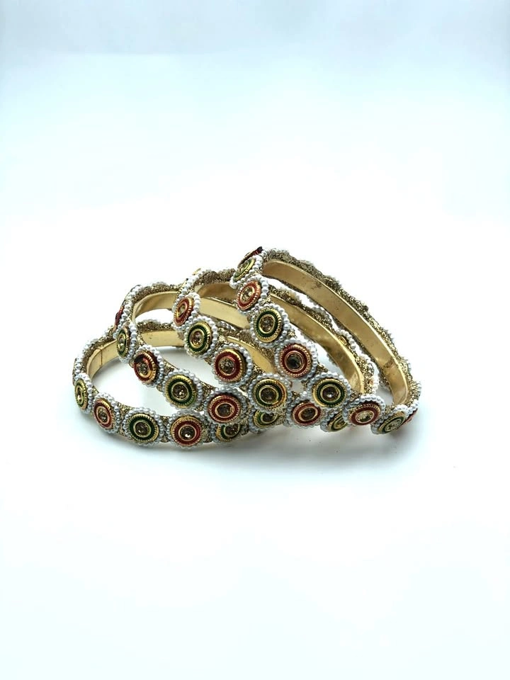 Traditional Rajasthani Kada Bangles - Handcrafted Ethnic Jewelry