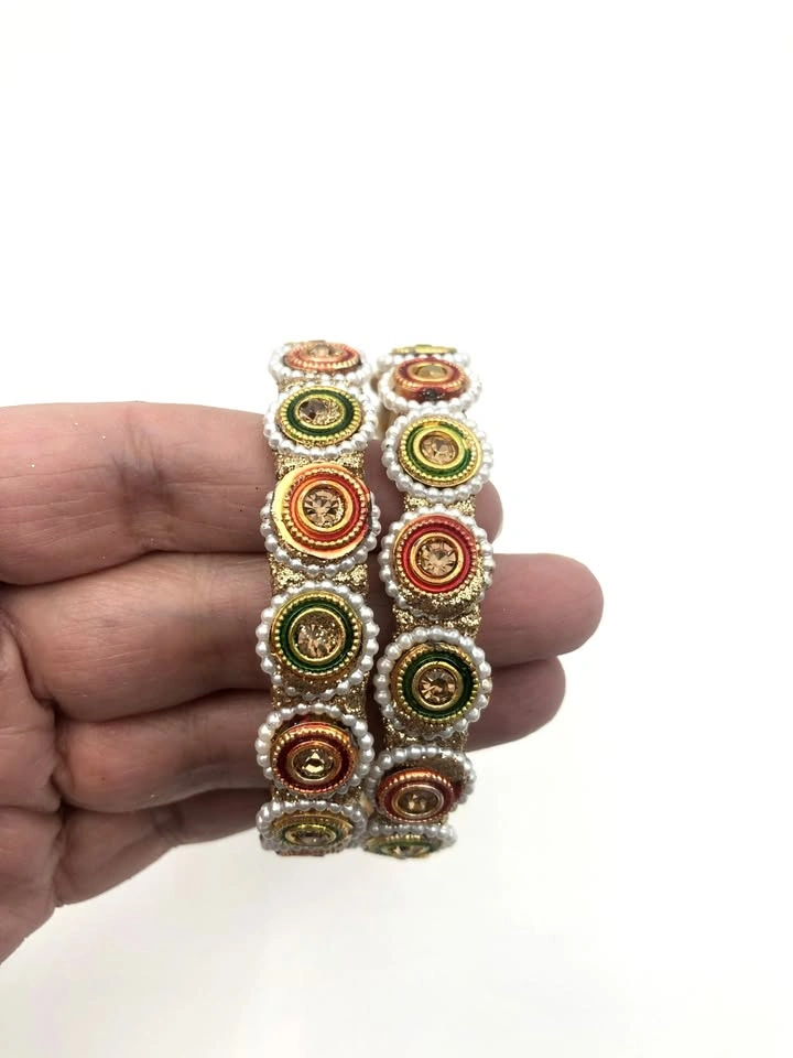 Traditional Rajasthani Kada Bangles - Handcrafted Ethnic Jewelry - photo 2