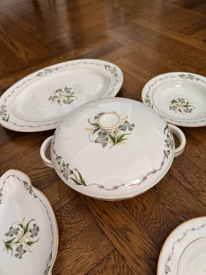 Vintage Rosenthal “Winifred” Porcelain China Set – Service for 1 - photo 4