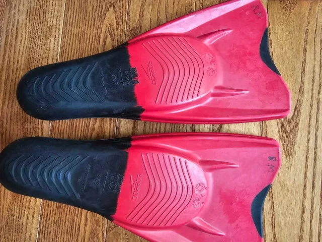 Kids Swim Training Fins — 4 Pairs, Various Brands — Size XXS/XS - photo 2