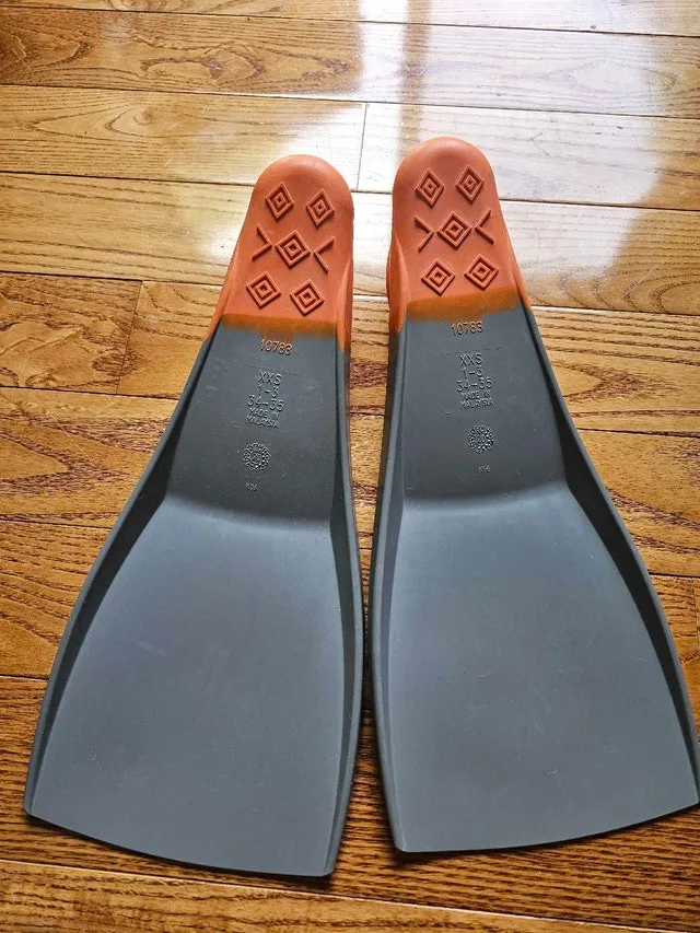 Kids Swim Training Fins — 4 Pairs, Various Brands — Size XXS/XS - photo 4