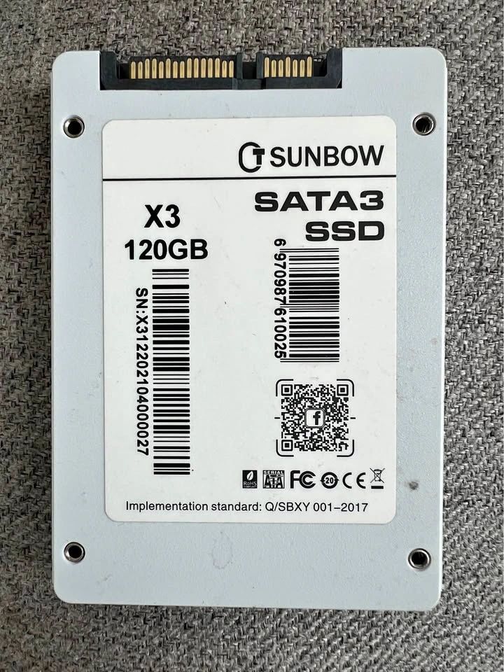 Sunbow X3 120GB SATA3 SSD