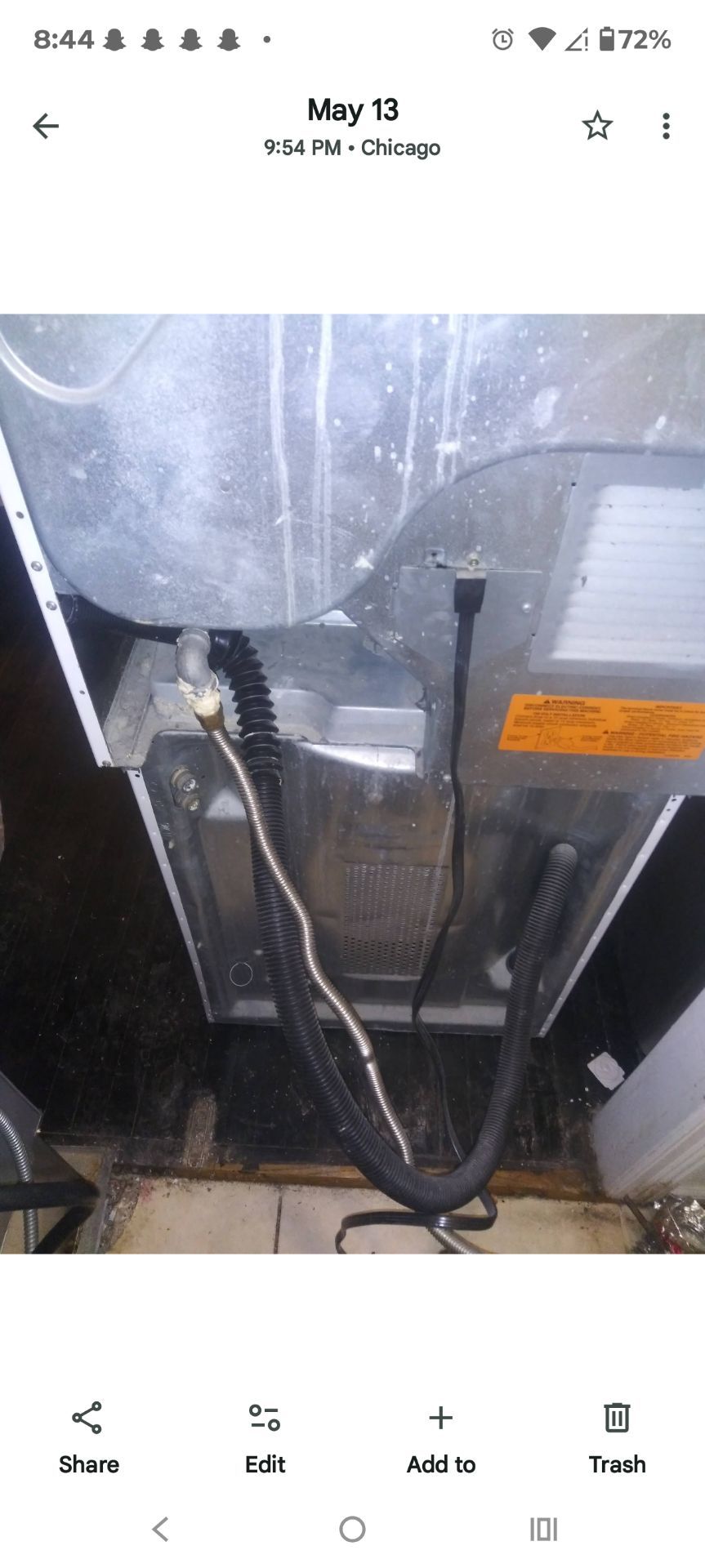 Slightly Used Gas Stackable Washer & Dryer – Fully Working! - photo 2