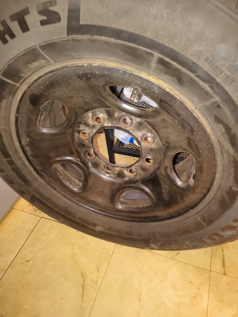 16” Chevy Van Rims – 8 Lug – Set of 4 (Work Ready) - photo 2