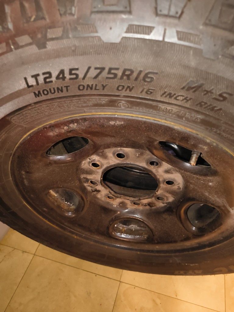 16” Chevy Van Rims – 8 Lug – Set of 4 (Work Ready) - photo 4