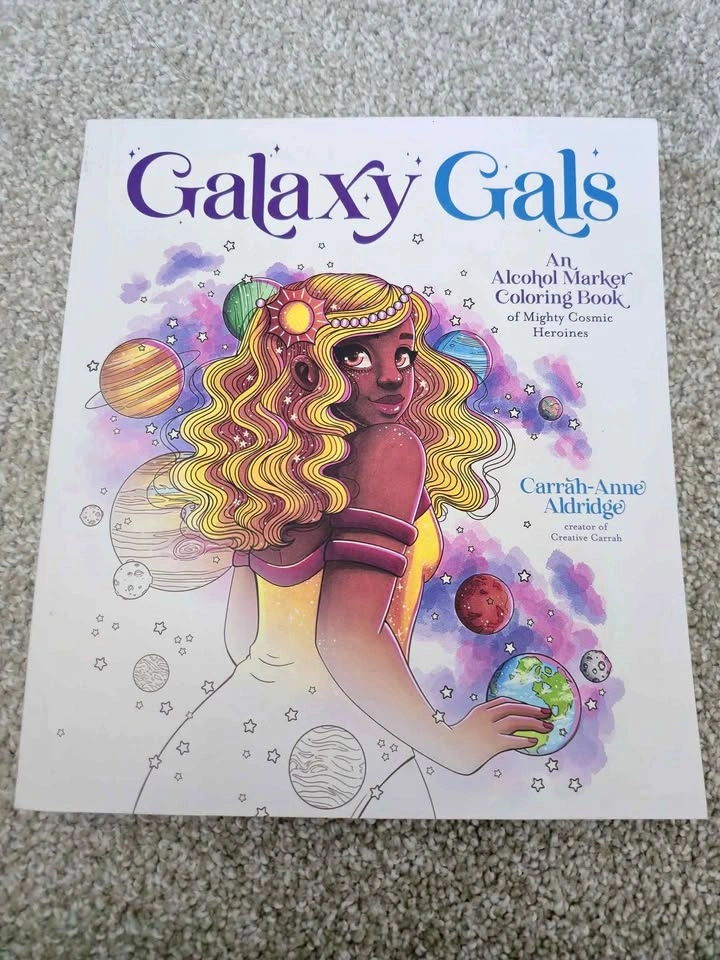 New Galaxy Gals Colouring Book