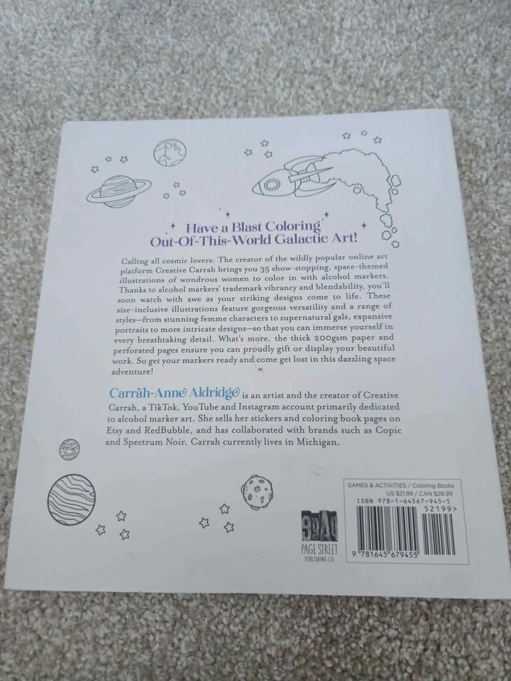 New Galaxy Gals Colouring Book - photo 2