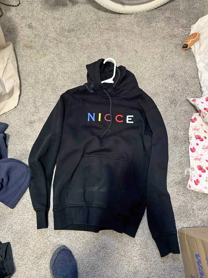 NICCE Black Hoodie with Colorful Logo