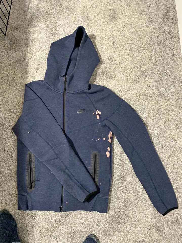 Nike Tech Fleece Hoodie Navy Blue