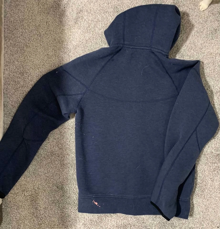 Nike Tech Fleece Hoodie Navy Blue - photo 2