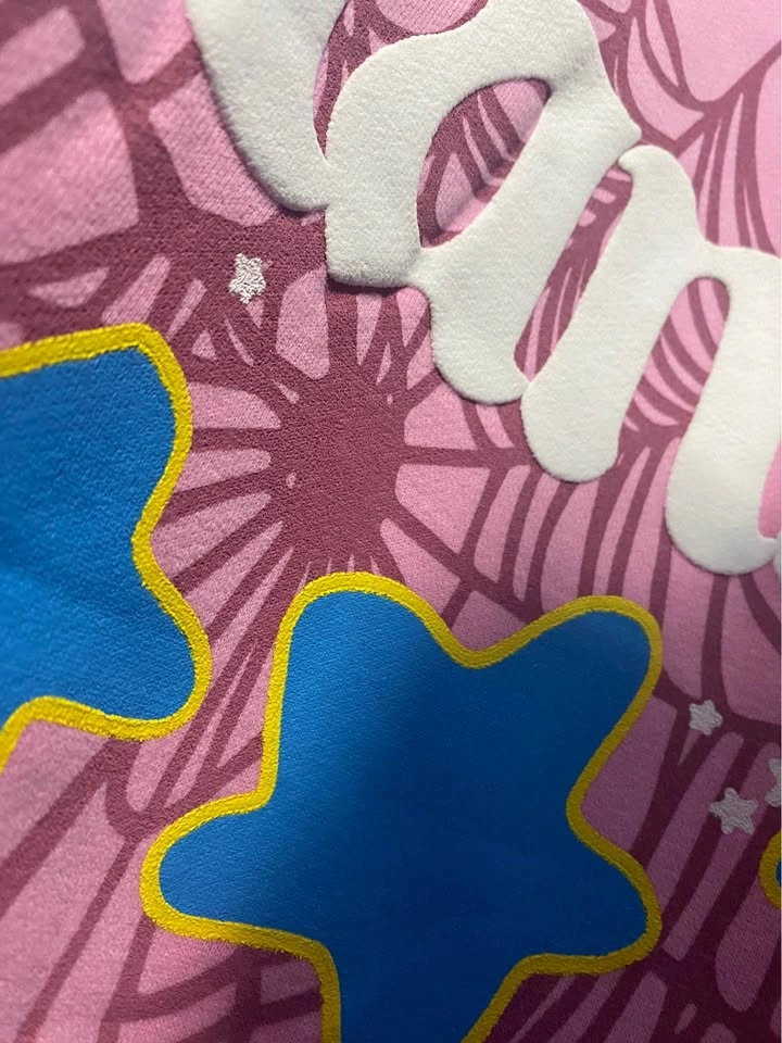 Pink sp5der hoodie - photo 2