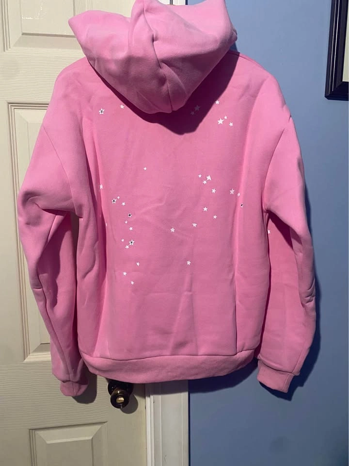 Pink sp5der hoodie - photo 3
