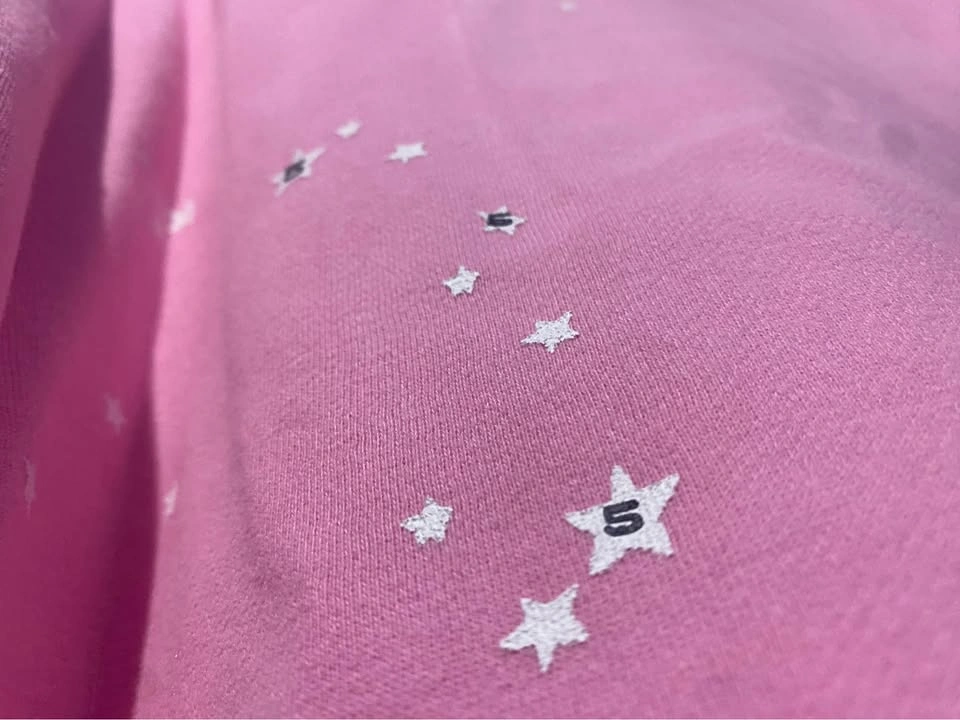 Pink sp5der hoodie - photo 4