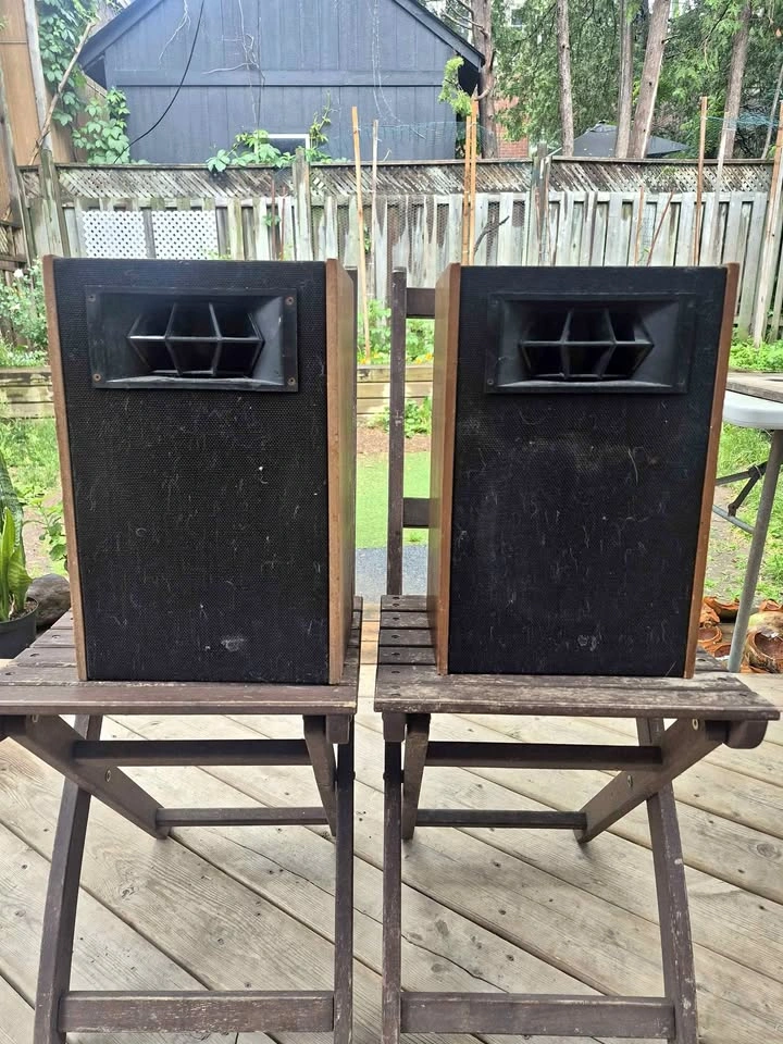 Vintage 1970s Roberts S-913A bookshelf speakers
