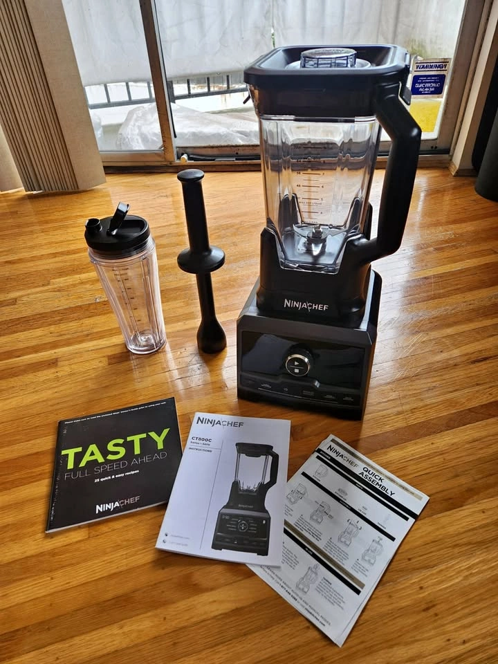 Ninja Chef High-Speed Smart Blender 1500W (CT810C) + 24oz Cup