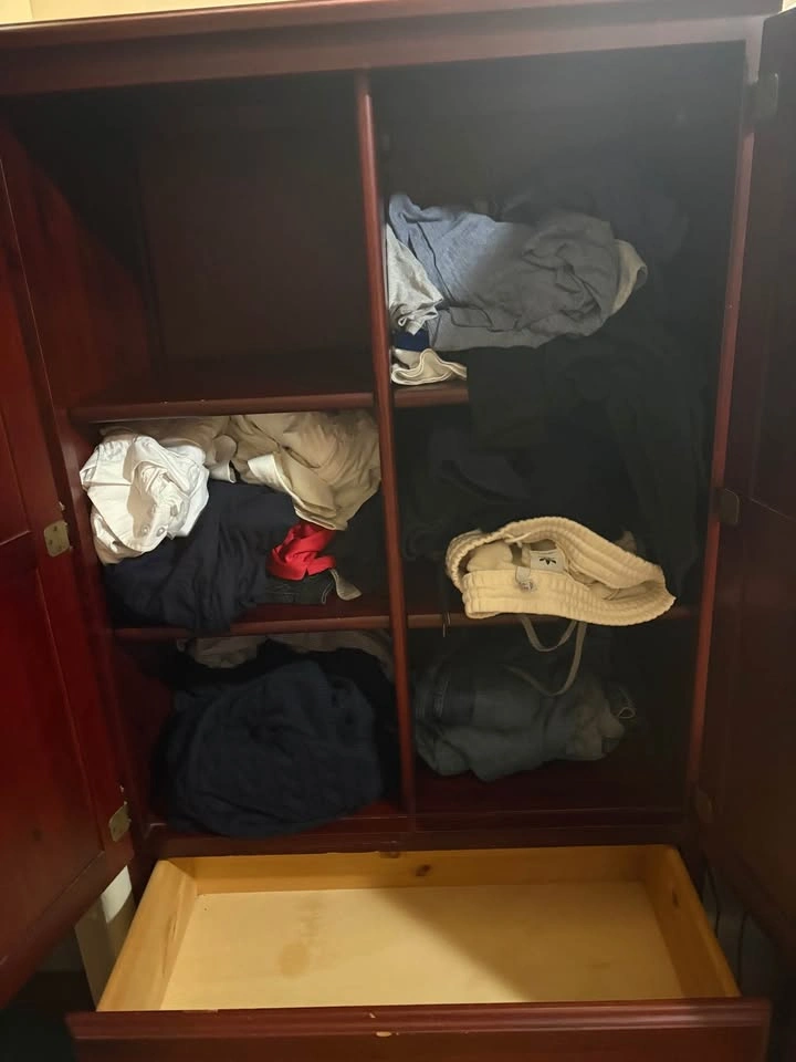 Solid Wood Armoire / Wardrobe (lots of storage) - photo 5