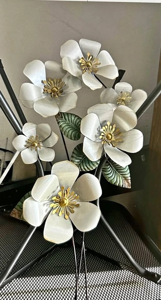 New metal art-flower bouquet
