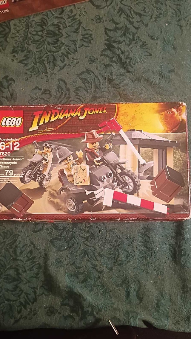 Lego set new factory sealed set Indiana Jones motor