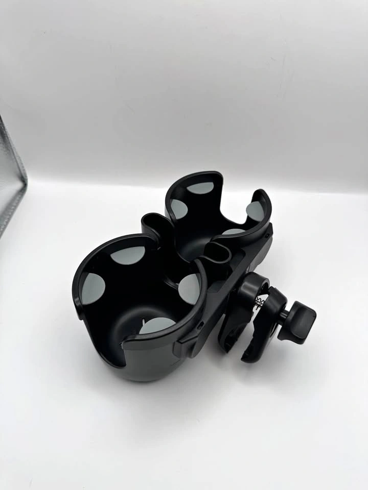 Universal Double Stroller Cup Holder & Phone Organizer