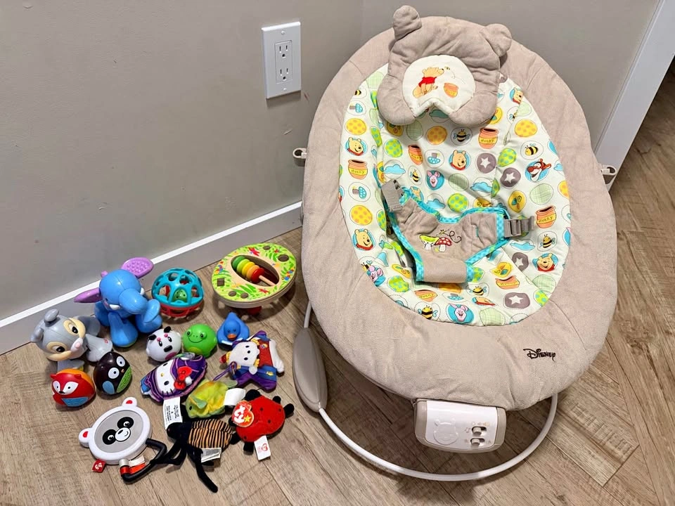 Disney Baby Bouncer & Toys