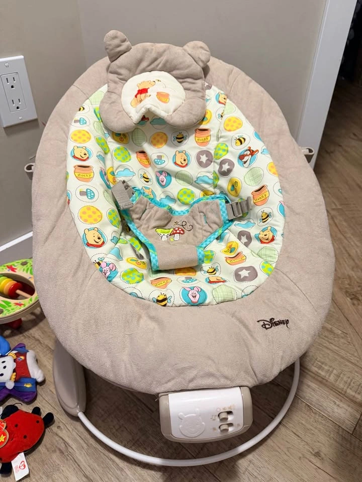 Disney Baby Bouncer & Toys - photo 2