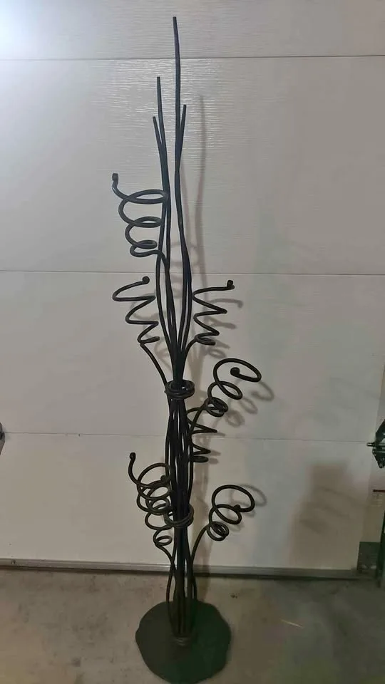 Wrought iron wine rack thumbnail