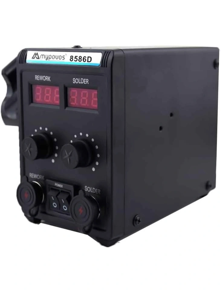 Amypouos 8586D Soldering Station and Hot Air Rework Kit - photo 2